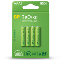 Ver informacion sobre AAA, LR03 ReCyko recargable 950mAh - Blister 4und.