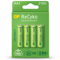 AA, LR06 ReCyko recargable 2100mAh - Blister 4und.