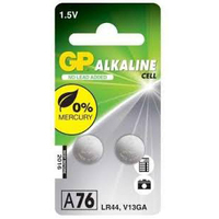 A76, LR44 ALKALINE Without Mercury - Blister 2 und.