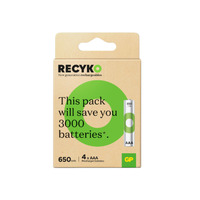 Ver informacion sobre AAA, LR03 RECYKO recarregable 650mAh - Blister 4u.