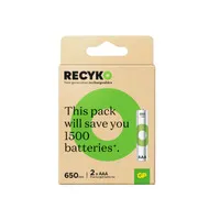 Ver informacion sobre AAA, LR03 ReCyko recargable 650mAh - Blister 2und.