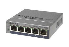 Ver informacion sobre ProSafe Gigabit Ethernet Switch 5 puertos autosensing 10/100/1000 BASE-TX (Sobremesa)