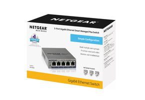 Commutateur Ethernet Gigabit ProSafe 5 ports à détection automatique 10/100/1000 BASE-TX (Desktop)