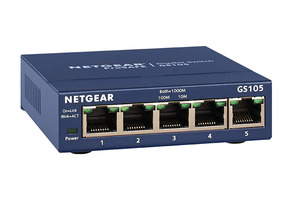 Ver informacion sobre ProSafe Switch 5 puertos autosensing 10/100/1000 Base-T (Carcasa metálica)
