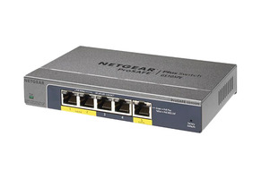 Ver informacion sobre Prosafe Switch 5 puertos autosensing 10/100/1000 Base-T (Unmanaged Plus) VLAN, QoS, Monitorizació