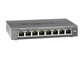 Ver informacion sobre Prosafe Switch 8 puertos autosensing 10/100/1000 Base-T (Unmanaged Plus) VLAN, QoS, Monitorización