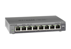 Ver informacion sobre Prosafe Switch 8 puertos autosensing 10/100/1000 Base-T (Unmanaged Plus) VLAN, QoS, Monitorizació