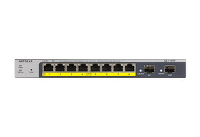 ProSafe Smart Switch 8 Port 10/100/1000 with 8 PoE Ports and also manageable with INSIGHT