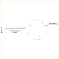 Fisheye HDCVI 5M DN WDR Starlight IR10m 1.4mm MIC