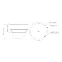 Dome HDCVI 4EN1 4K DN ICR WDR IR40m 2.8mm IP67 IK10