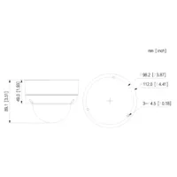 Domo HDCVI 4EN1 4K WDR IR40m 2.8mm IP67 IK10 MIC