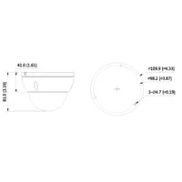 Dome HDCVI 5M DN ICR WDR Starlight IR30m 2.8mm IP67 IK10