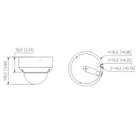 Dome HDCVI 4K DN WDR Starlight IR60m 2.7-13.5VFM IP67 IK10 MIC