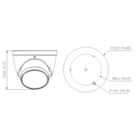 MiniDomo HDCVI 4EN1 2M 1080P Starlight IR60m 2.7-12mm VFM IP67