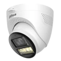 Ver informacion sobre Domo HDCVI 4EN1 2M 1080P Iluminación Dual LED20m/IR20m 2.8mm IP67 MIC Quick-to-install
