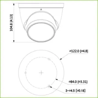 Dome HDCVI 4EN1 2M 1080P DN ICR WDR Starlight IR60m 2.7-12mm VFM IP67 MIC
