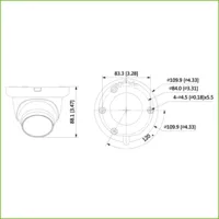 Dome HDCVI 4EN1 2M 1080P WDR Starlight IR30m 2.8mm IP67 Quick-to-install