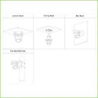 Dome HDCVI 4EN1 2M 1080P WDR Starlight IR60m 2.8mm IP67 MIC Quick-to-install