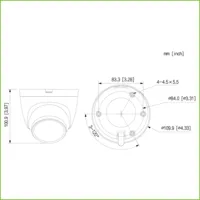 Dome HDCVI 4EN1 2M 1080P WDR Starlight IR40m 2.8mm IP67 MIC Quick-to-install