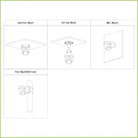 Dome HDCVI 4EN1 2M 1080P WDR Starlight IR40m 2.8mm IP67 MIC Quick-to-install