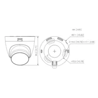 MiniDomo HDCVI 4EN1 2M 1080P WDR Iluminación Dual LED40m/IR40m Smart Light+ LED30m 2.8mm AUDIO IP67