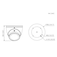 MiniDomo HDCVI 4EN1 5M FULL COLOR WDR Starlight+ LED40m 3.6mm IP67