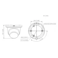 Dome HDCVI 4EN1 5M WDR Starlight IR60m 2.8mm IP67 MIC Quick-to-instal