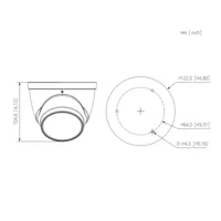 MiniDomo HDCVI 4K DN WDR Starlight IR60m 2.7-13.5VFM IP67 MIC
