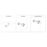Tubular HDCVI 4EN1 2M 1080P FULL COLOR WDR Iluminación Dual Smart Light+ LED40m/IR40m 3.6mm IP67 MIC