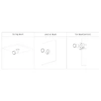 Tubular HDCVI 4EN1 5M Dual LED Lighting 30m/IR30m 2.8mm IP67 MIC