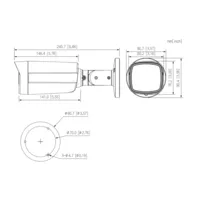 Bullet HDCVI 4EN1 4K DN WDR Starlight IR80m 2.8mm IP67