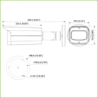 Bullet HDCVI 4EN1 2M 1080P FULL COLOR WDR Starlight 3.6mm IP67 AUDIO MIC
