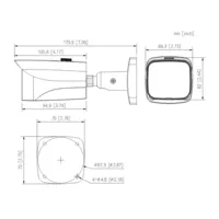 Bullet HDCVI 4EN1 5M DN WDR Starlight IR40m 2.8mm IP67 AUDIO MIC