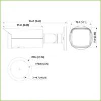 Bullet HDCVI 4EN1 5M DN WDR Starlight IR80m 2.7-13.5mm VFM IP67 AUDIO MIC