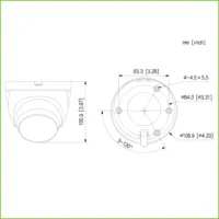 Dome HDCVI 2M dWDR LED30m 2.8mm IP67 PIR Disuasión activa Quick-to-install