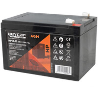 Batterie 12V 12Ah HeyCar série HP 151x98x95/100mm