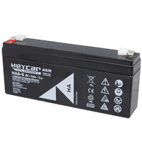 Ver informacion sobre Batería 6V 5Ah HeyCar serie HA 169x35x70mm