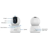 Cubo PT IP H265 3M DN IR10m 2.8mm WiFi SD 5V MIC/Altavoz