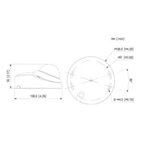Dome IP H.265 2M DN SMART WDR Starlight IVS IR30m 2.8mm IK10 IP67 PoE SD MIC AUDIO E/S Color Negro