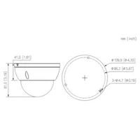 Dome IP H.265 2M DN WDR Starlight IR30m 3.6mm IK10 IP67 PoE SD AI