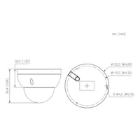 Dome IP H.265 2M WDR Starlight IR40m 2.7-13.5VFM IP67 IK10 PoE MIC AI
