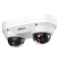 Ver informacion sobre Cámara IP H265 2x4MP Dual-Directional WDR Iluminación Dual LED20m/IR30m 3.6mm IP67 IK10 PoE AUDIO MIC E/S AI