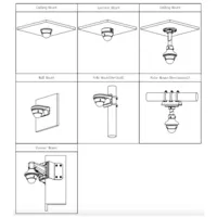 Domo IP H265 8M WDR Iluminación Dual LED30m/IR30m 2.8mm IK10 IP67 PoE SD AI