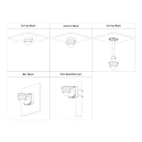 Dome IP Gran Angular H.265 4M WDR Starlight IR15m 2.1mm IP67 IK10 PoE AUDIO MIC E/S AI