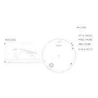 IP Dome Camera H265 6M WDR Dual LED Lighting 30m/IR30m 2.8mm IK10 IP67 PoE MIC AUDIO E/S AI