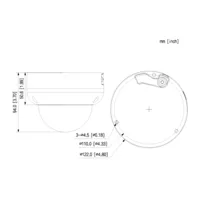 IP Dome Camera H265 4MP WDR140dB Dual LED Illumination 50m/IR50m 2.8mm IK10 IP67 ePoE SD AUDIO MIC E/S AI