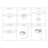 Domo IP H265 8M DN WDR Deeplight IR40m 2.7-12VFM IK10 IP67 ePoE SD AUDIO E/S MIC AI. Color negro