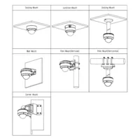 Domo IP H265 8M WDR Iluminación Dual LED50m/IR60m 2.7-12VFM IK10 IP67 ePoE SD AUDIO MIC E/S AI. Color Negro
