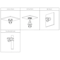 MiniDomo IP WizColor PRO H265 2M WDR LED30m 2.8mm IP67 PoE SD MIC AI