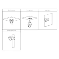 Dome IP H.265 4M DN WDR 3DNR Starlight IR30m 2.8mm IP67 PoE SD MIC AI Color negro